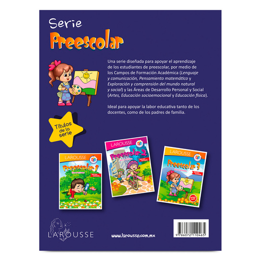 Libro de Actividades Larousse Preescolar 3 Campos Formativos