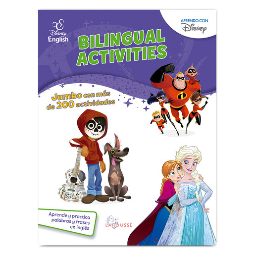 Libro de Actividades Bilingüe Larousse Disney