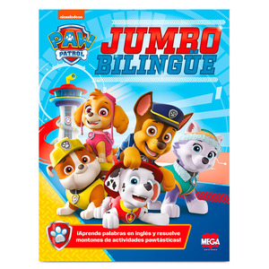 Libro de Actividades Bilingüe Jumbo Larousse Paw Patrol