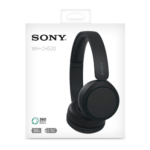 Comprar Auriculares de diadema inalámbricos Sony WH-CH520 Bluetooth blancos  · Hipercor