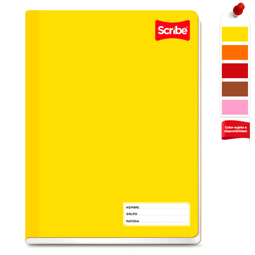 Cuaderno Profesional Scribe Clásico Cuadro Grande Cosido 100 hojas