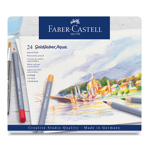 Lápices de Colores Faber Castell Hexagonales Colores 24 piezas