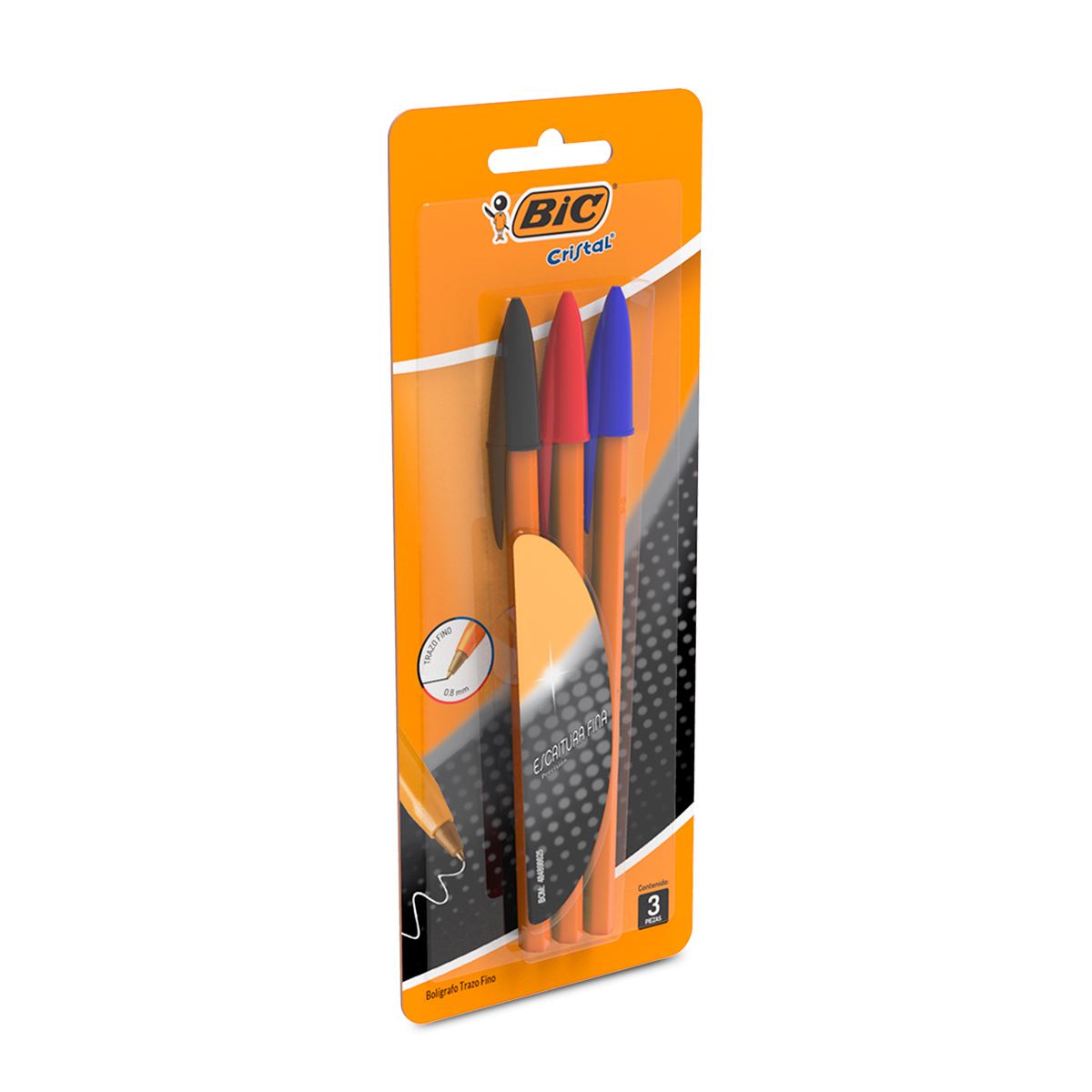 Bolígrafos Bic Extra Grueso Multi 10pz, Bolígrafos