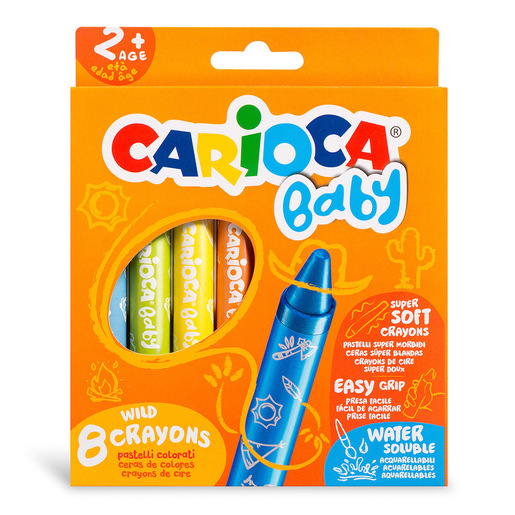 CARIOCA Baby - Lote de 8 Botes de Pintura para Dedos en Colores Surtid –  PracticOffice