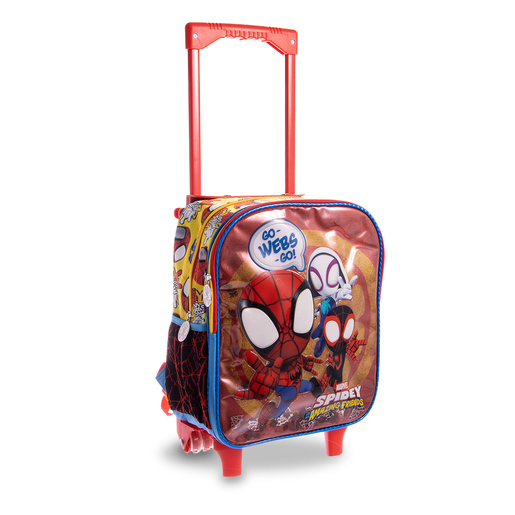 Mochila Escolar con Ruedas Kinder Ruz Marvel Spidey Confetti