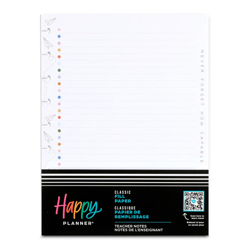 Hojas de Repuesto Teacher Happy Planner Clásicas 40 piezas