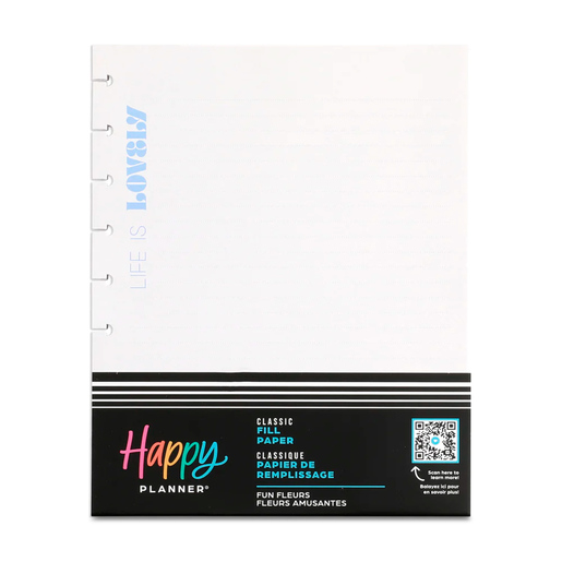 Hojas de Repuesto Flores Happy Planner Clásicas 40 piezas