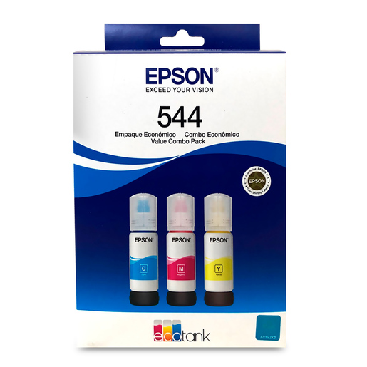 Botellas De Tinta Epson T544 Colores 3 Piezas Office Depot Mexico 5287