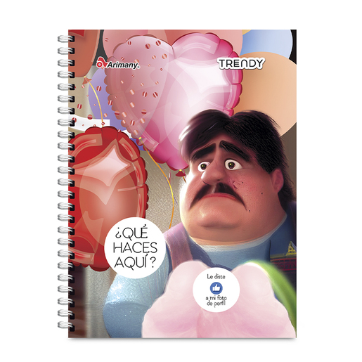 Cuaderno Profesional Arimany Trendy Cuadro Grande 100 hojas 