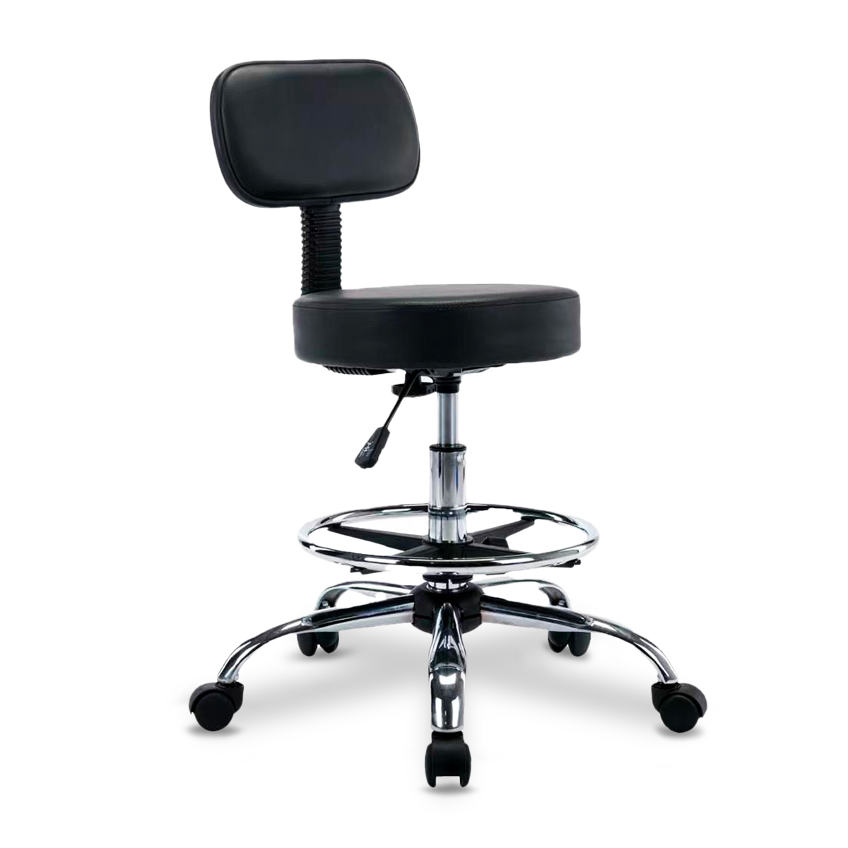 Silla de Oficina Office Depot Luxura Polipiel Negro