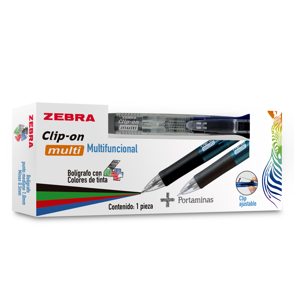 Bolígrafos Bic Cristal Dura+ Multi 4pz, Bolígrafos