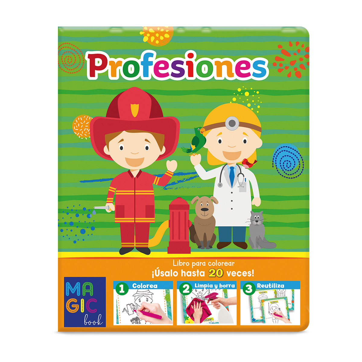 Libro Magico Profesiones Upak 48 páginas