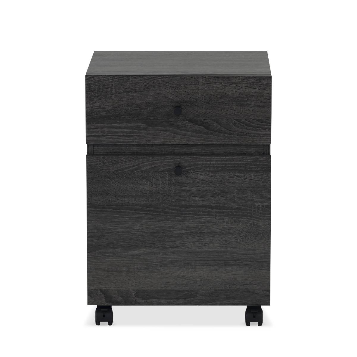 Gabinete con Ruedas Office Depot MU02023 -XJH30833B 2 cajones Gris