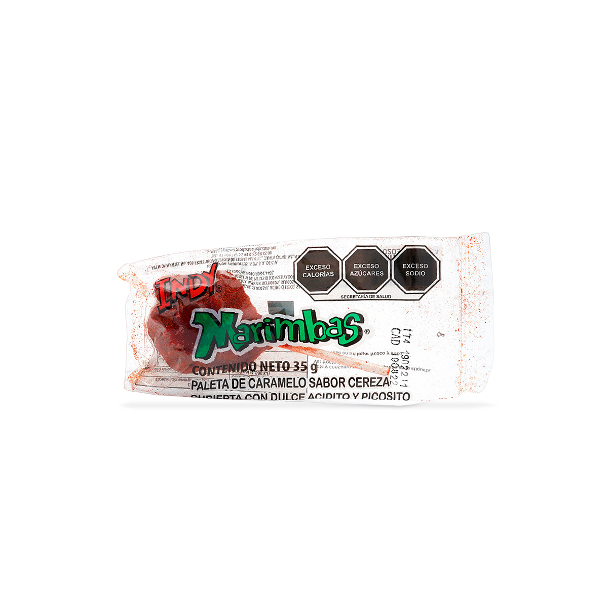 Paleta de Caramelo Indy Cereza con Tamarindo 35 gr