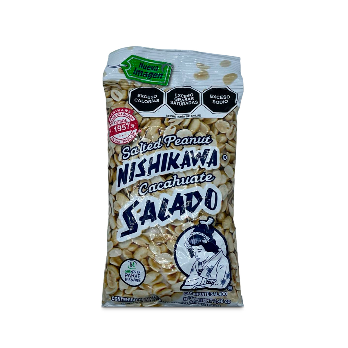 Cacahuates Salados Nishikawa 70 gr