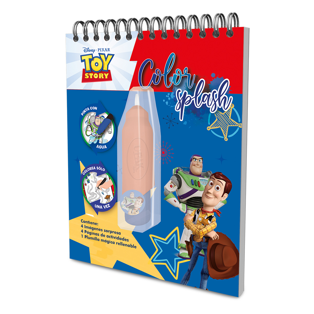 Libro para Colorear con Agua Upak Woody y Amigos 