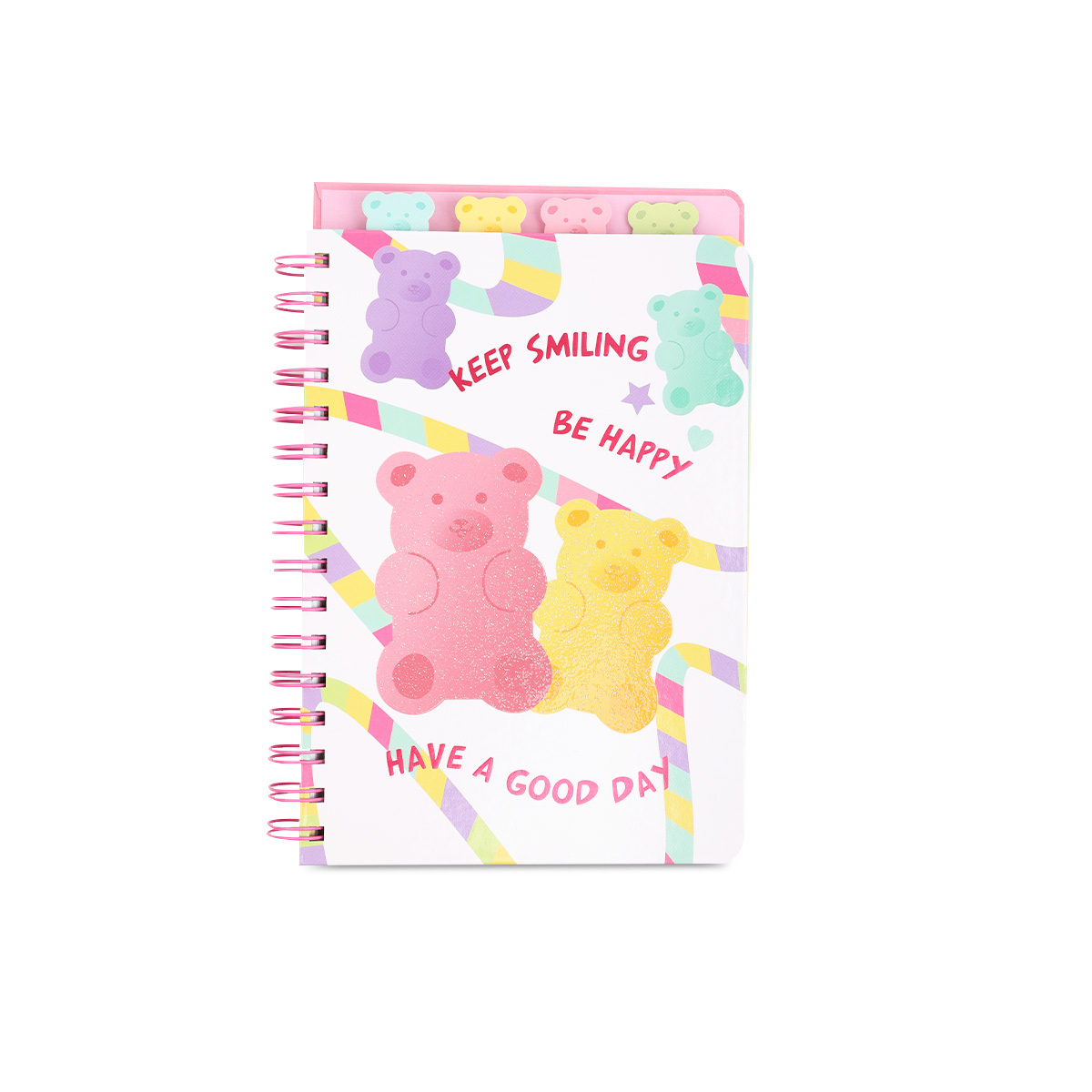 Cuaderno Esquela Ticher Familia Gummy Bear Raya 100 hojas