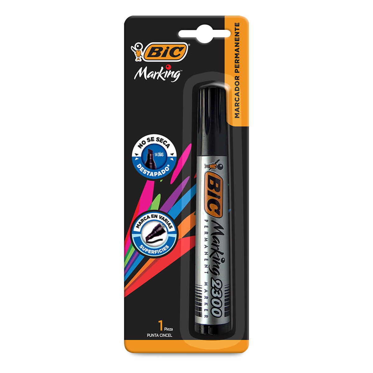 Marcador Permanente Bic Intensity Marking 2300 Negro