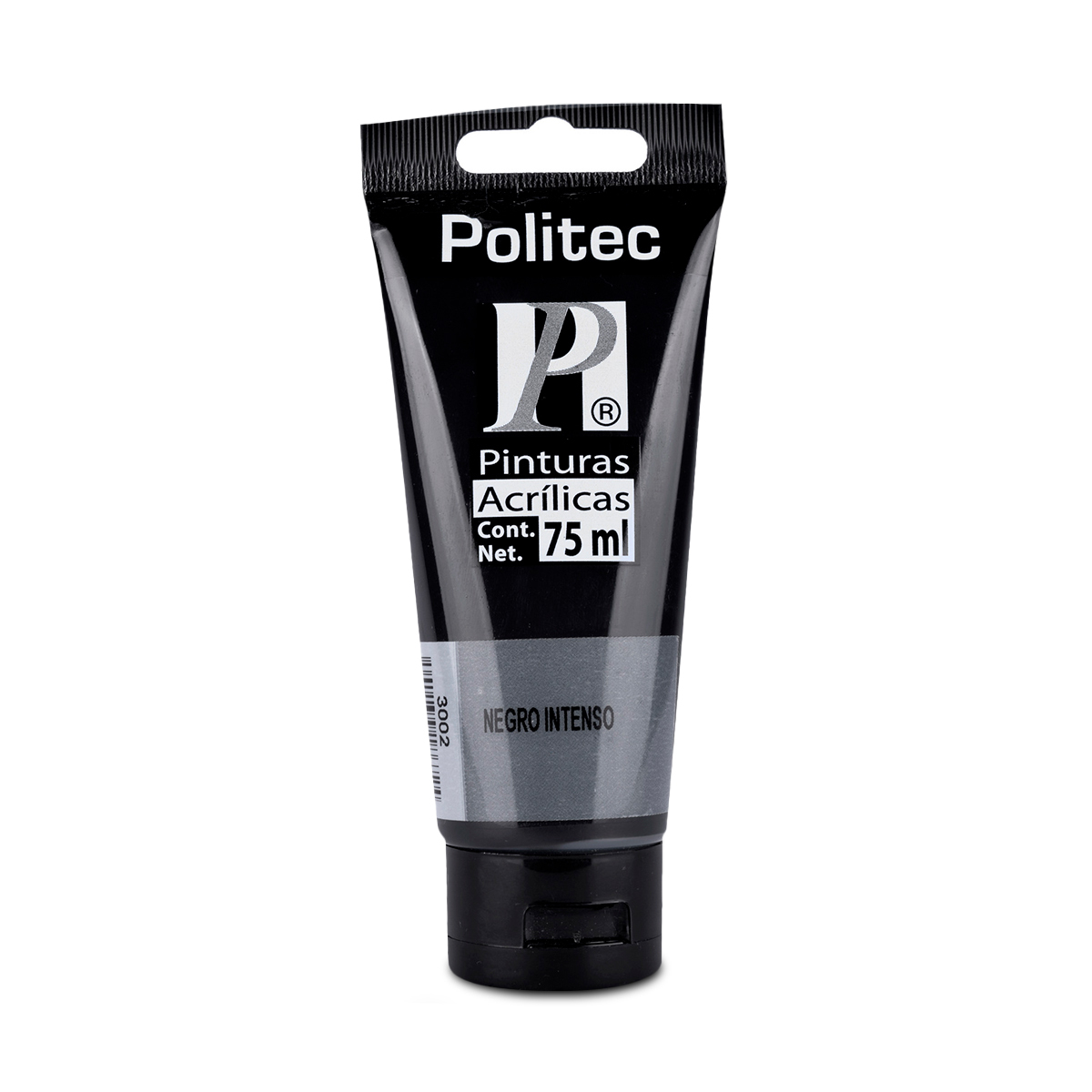 Pintura Acrílica Politec Negro 75 ml