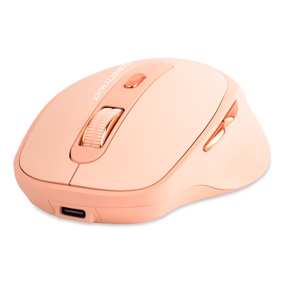 Mouse Inalámbrico Perfect Choice Clix 6 botones Rosa