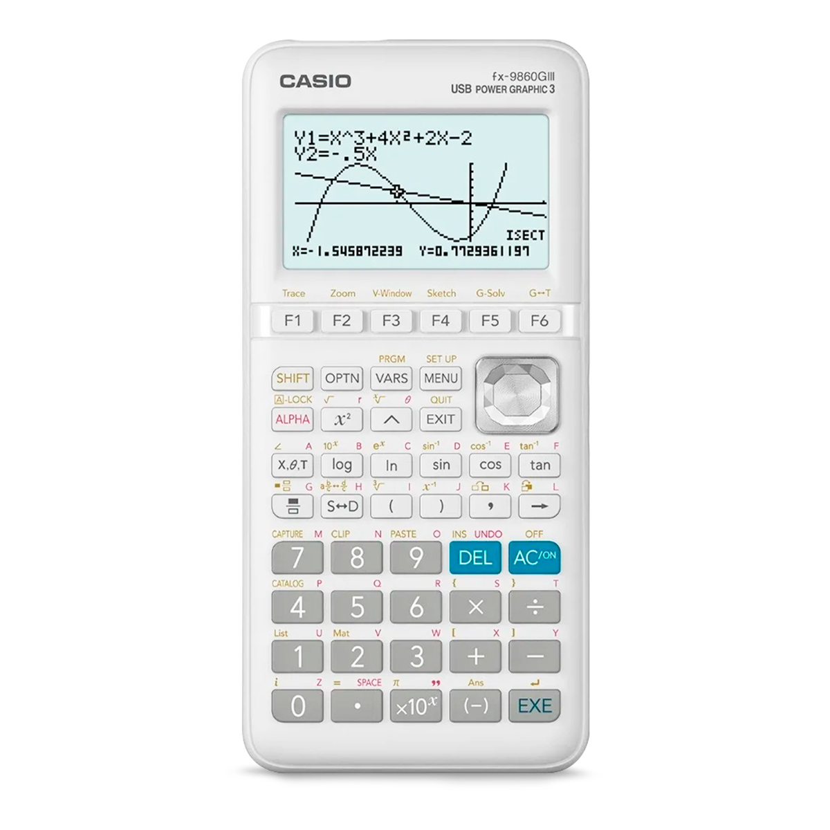 Calculadora Gráfica Casio FX9860GIII 21 dígitos Blanco