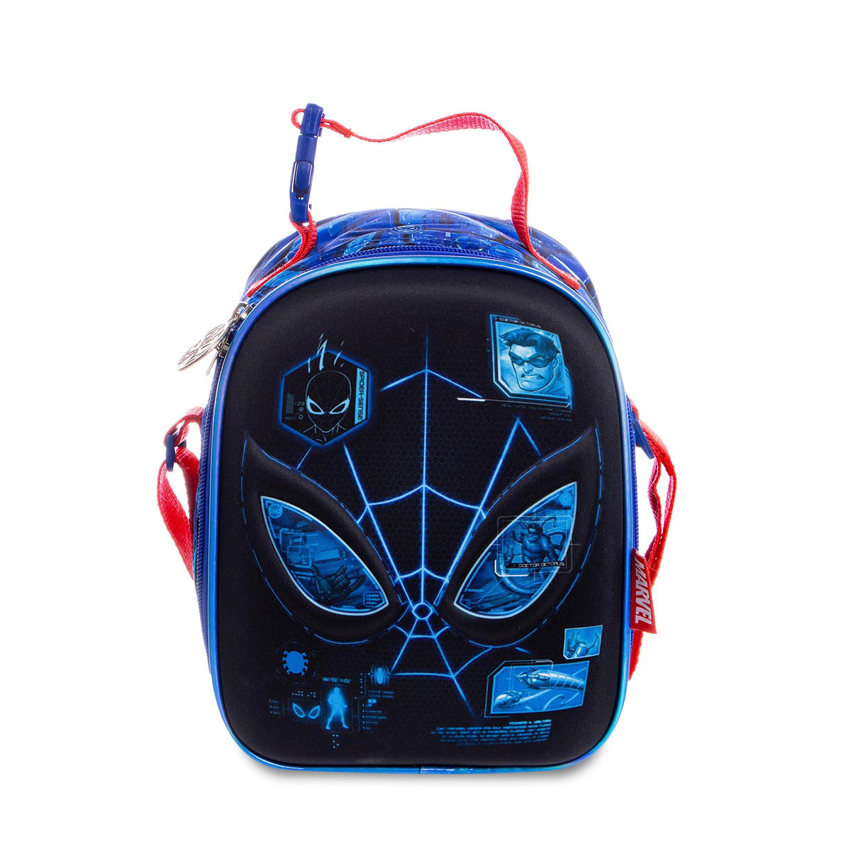 Lonchera Escolar Ruz Spider Man Legit Azul con Negro