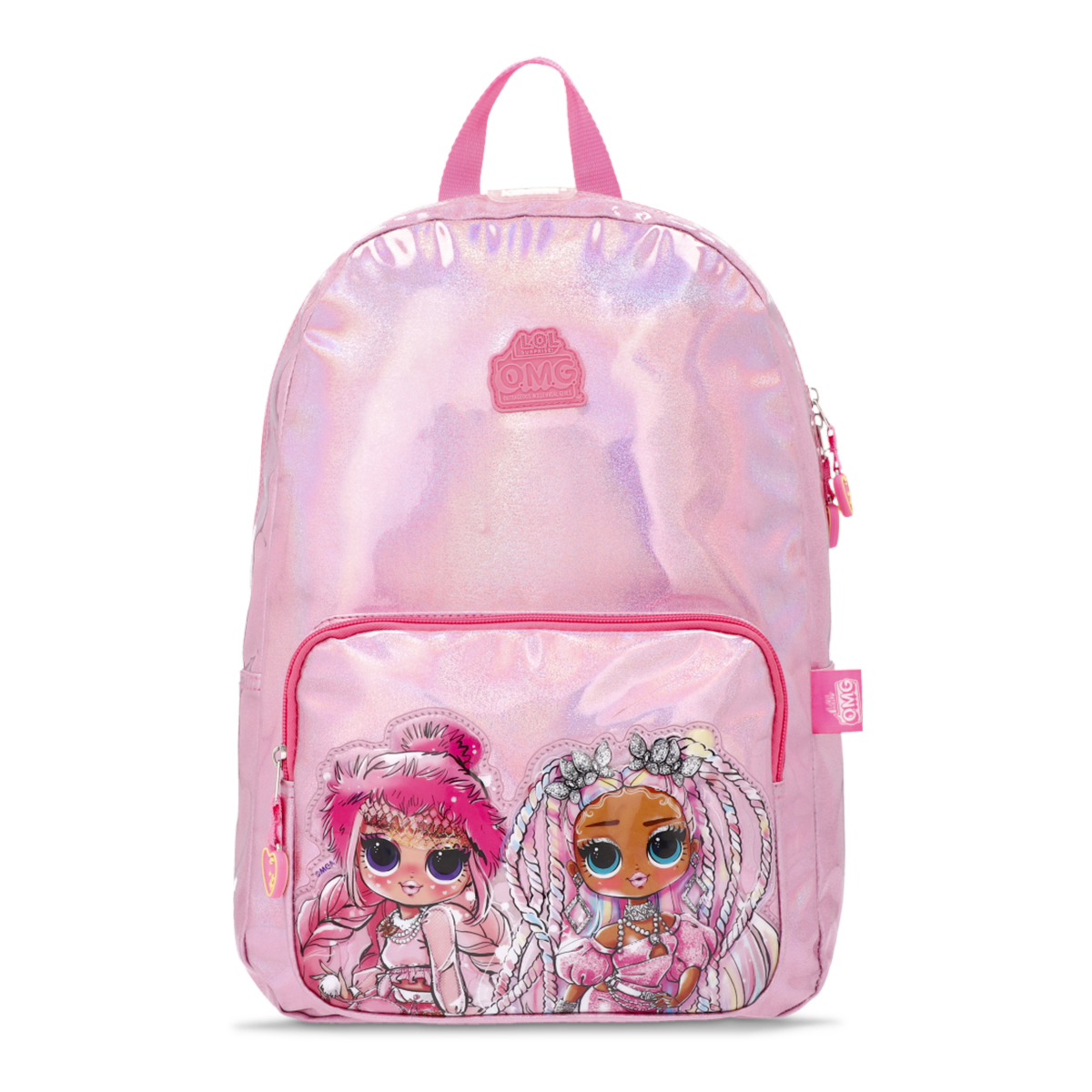 Mochila Escolar con Brillos Yadatex OMG Rosa 