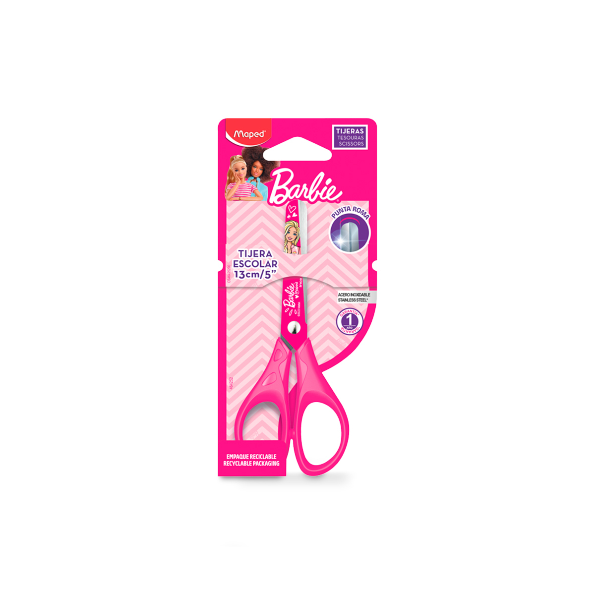 Tijeras Escolares Maped Barbie 5 pulg.