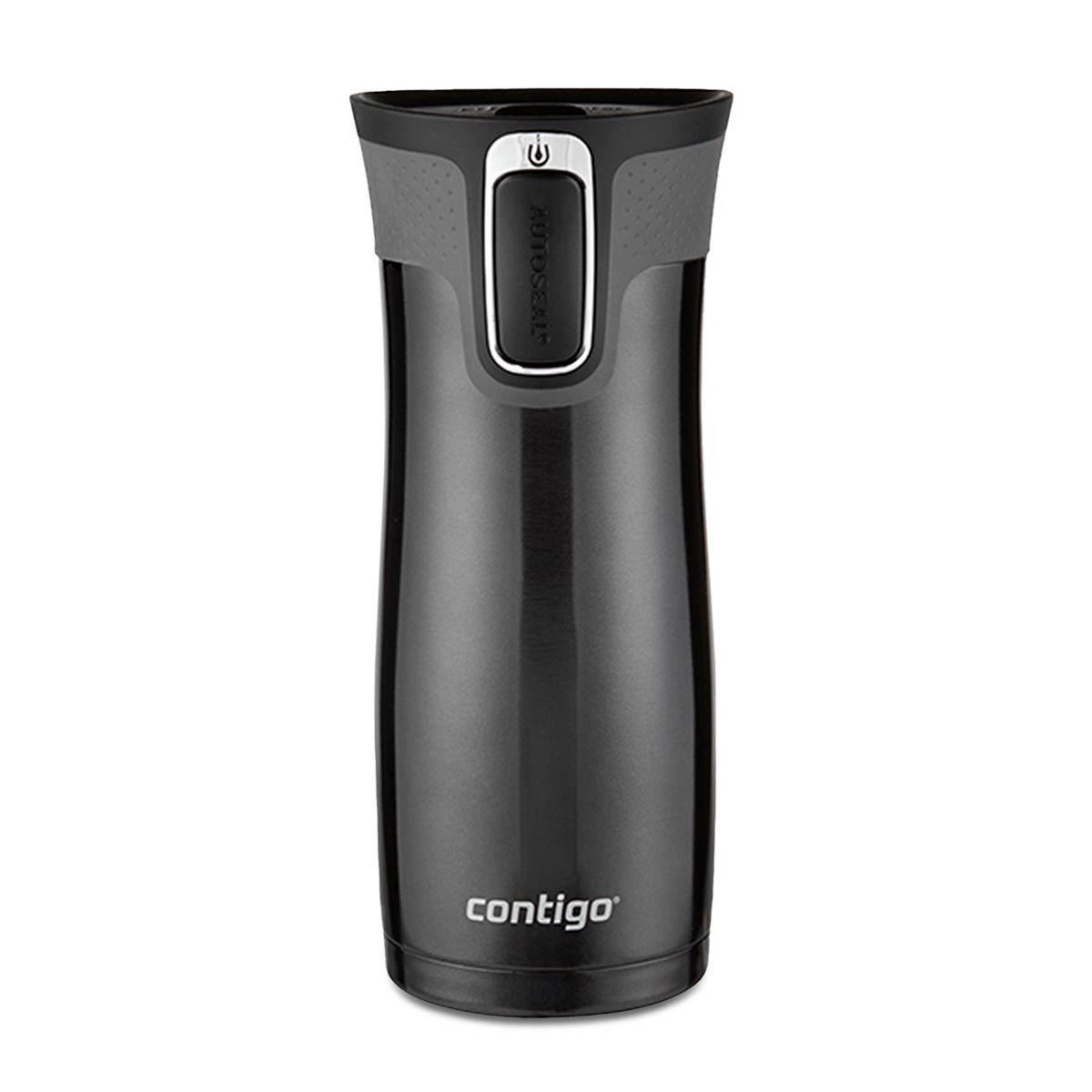 Termo con Autosello Contigo West Loop 473 ml Negro