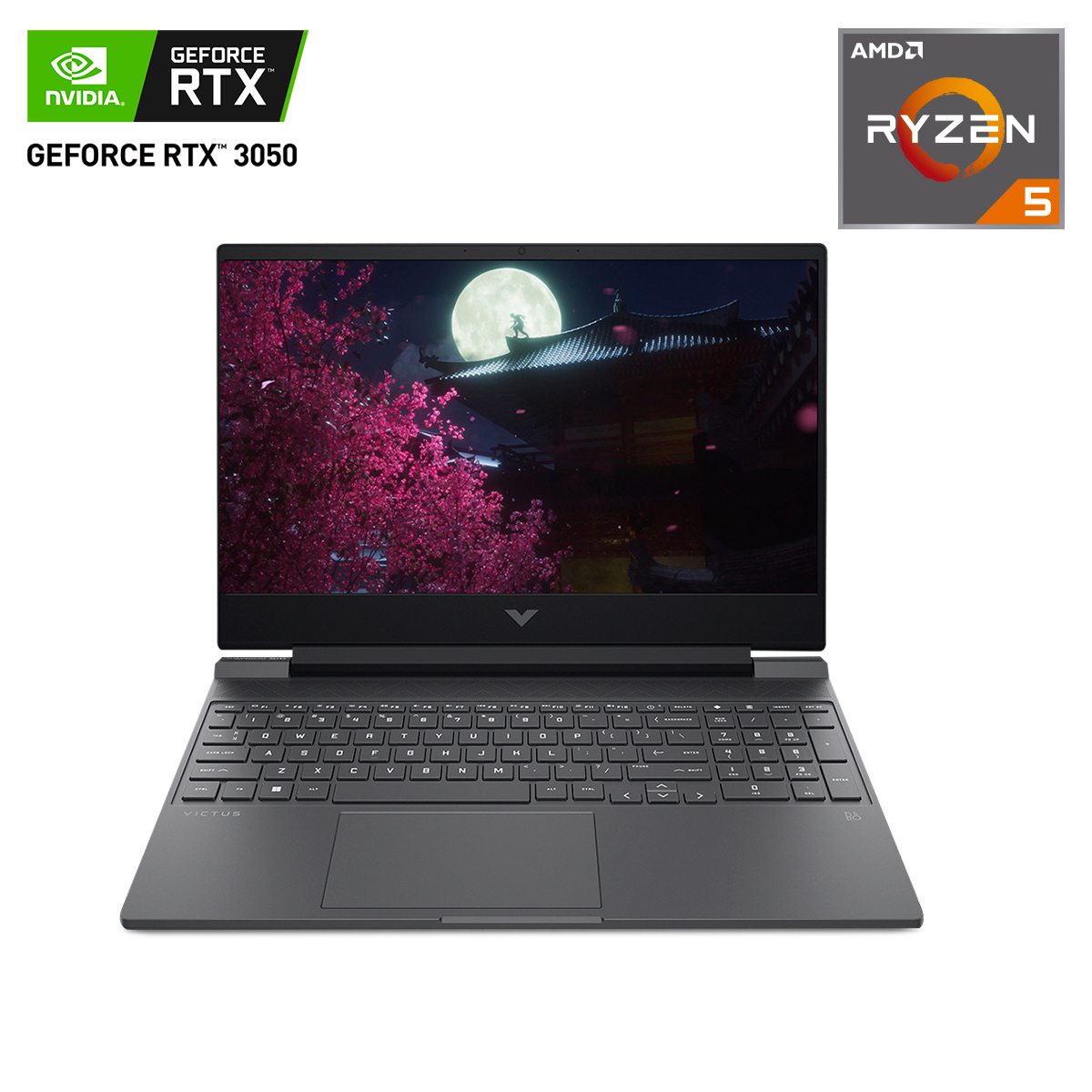 Laptop Gamer Hp Victus 15 FB2015LA AMD Ryzen 5 FHD 15.6 pulg. 1tb SSD 16gb RAM Plata