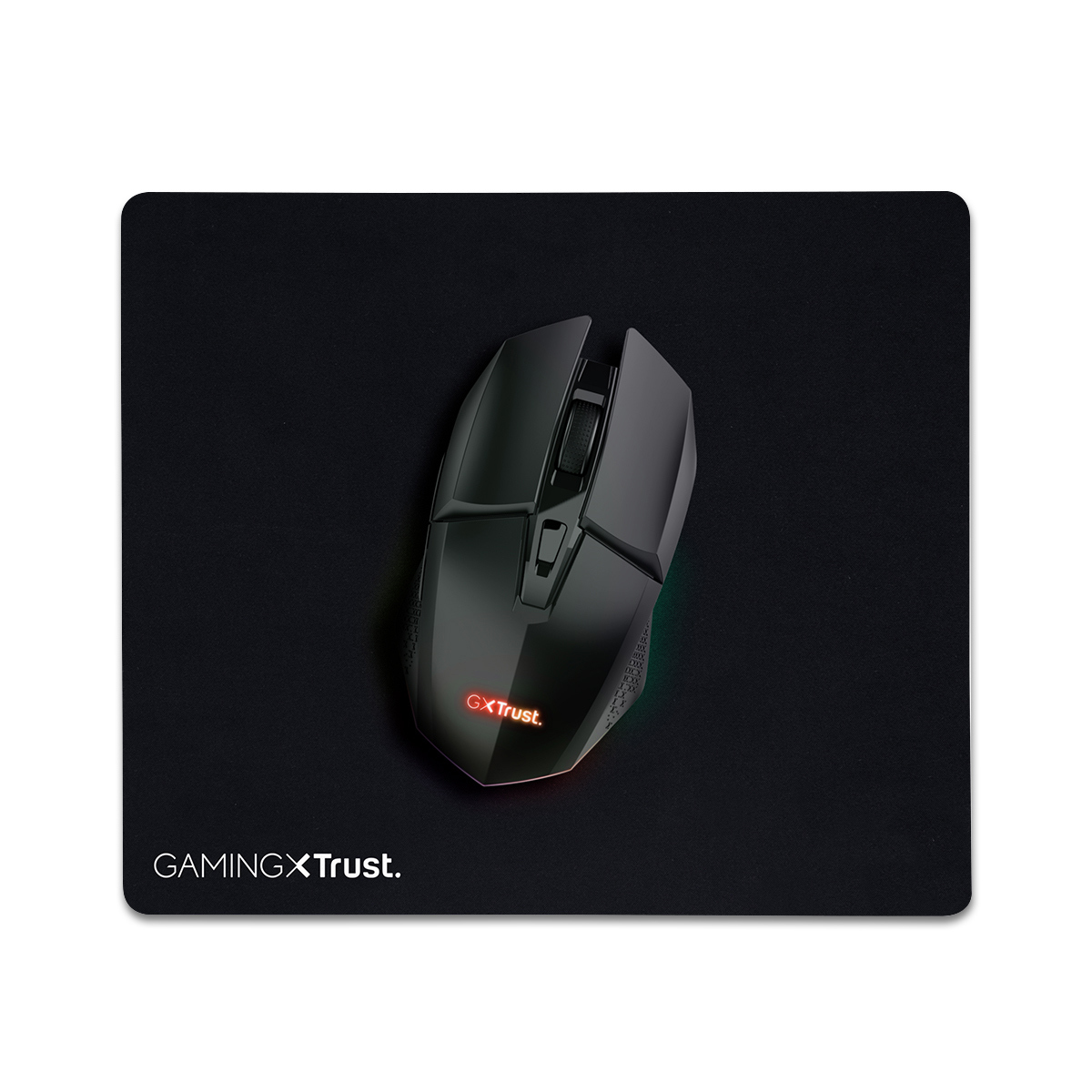 Mouse Gamer Inalámbrico Trust GXT 112 Felox Luces RGB más Mouse Pad