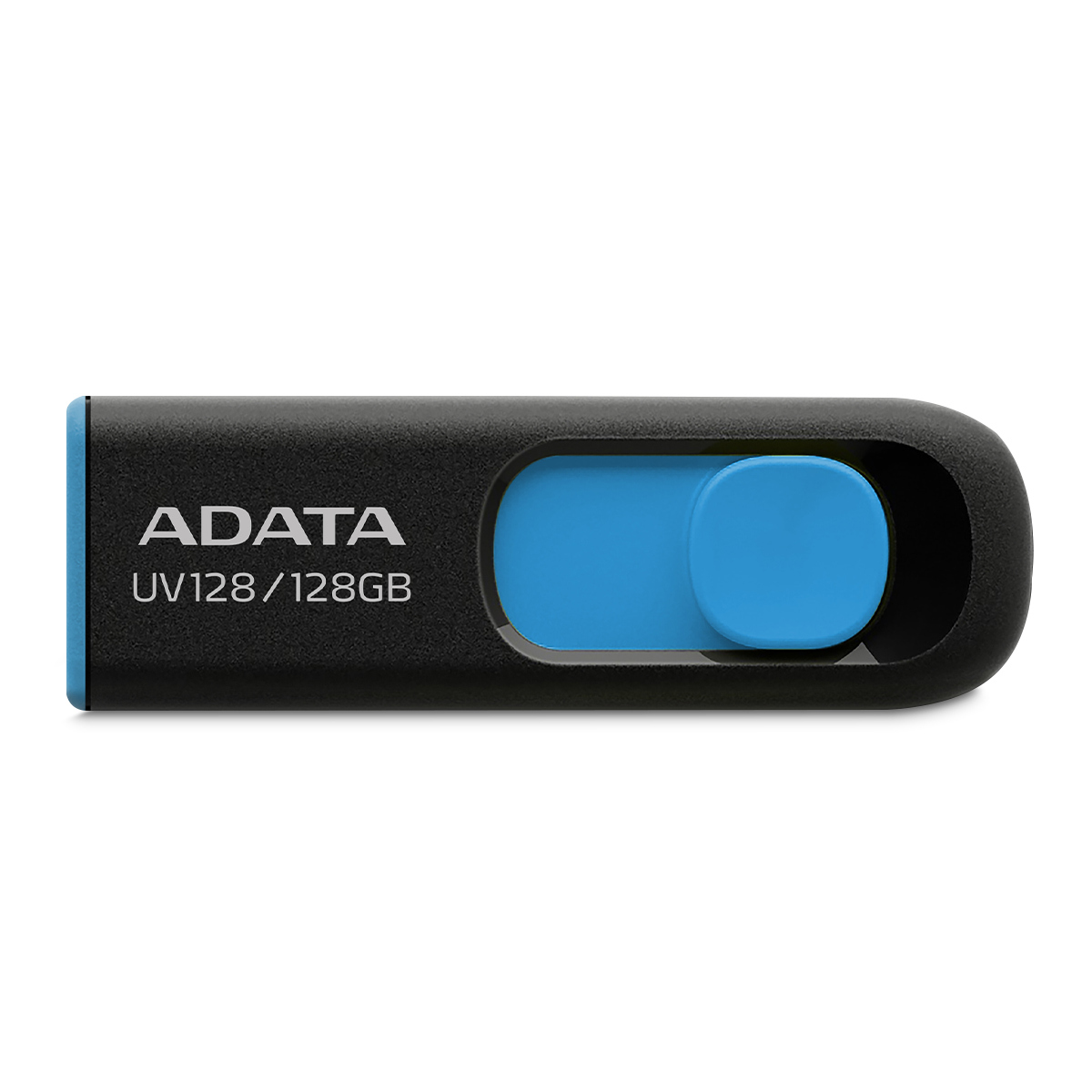 Memoria USB Adata UV128 / 128gb / USB 3.0 / Negro con azul