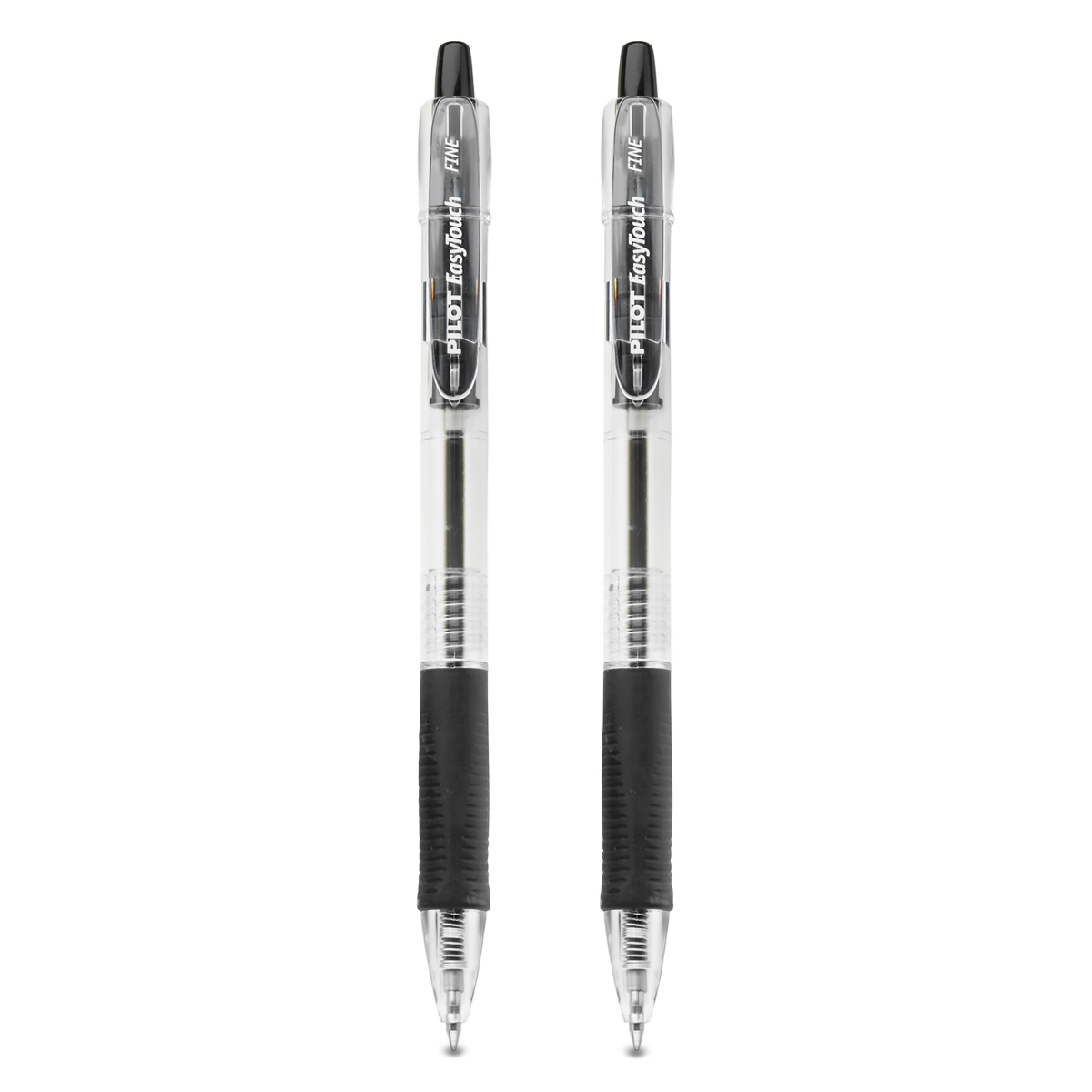 Plumas de Gel Pilot Pen EasyTouch Punto fino Tinta negra 2 piezas | Office  Depot Mexico