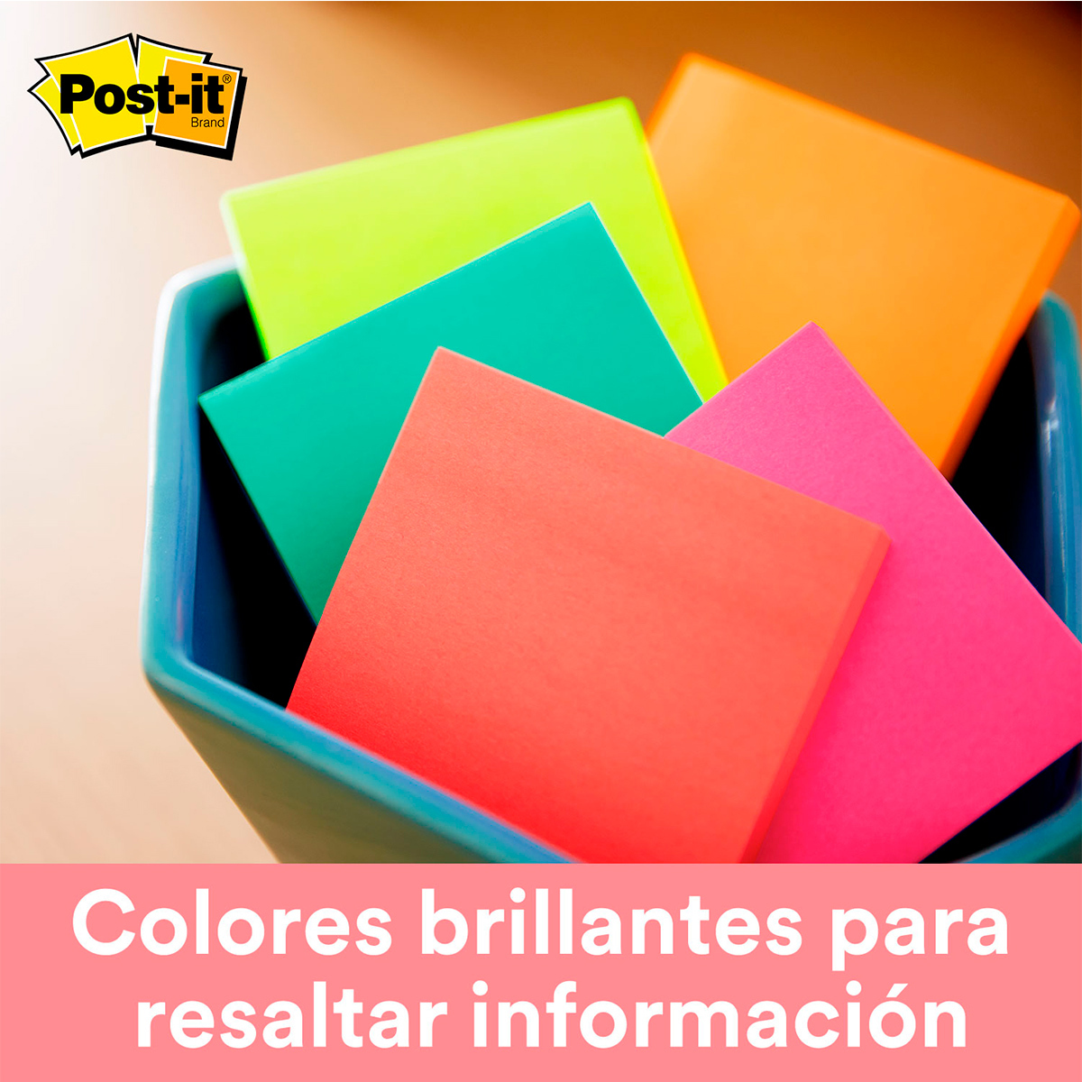 Notas Adhesivas 3M Post-It 2072 Colores surtidos  x  cm | Office Depot  Mexico