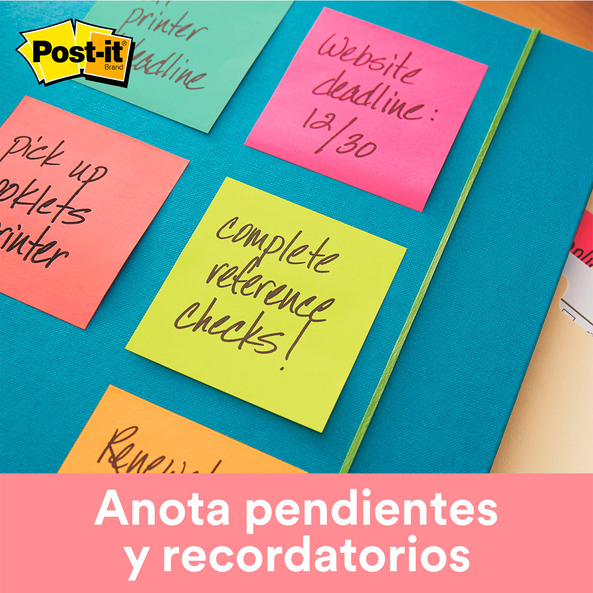 Notas Adhesivas 3M Post-It 2072 Colores surtidos  x  cm | Office Depot  Mexico