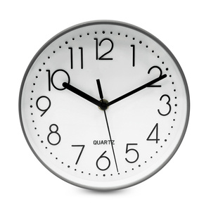 Reloj de Pared Fragments 7.8 pulg. Gris con Negro