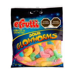 Gomitas Efrutti Orugas Sabores Frutales 80 gr