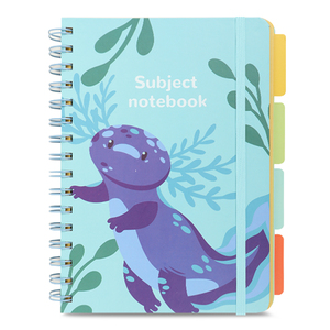 Cuaderno Esquela Ticher Familia Ajolote 100 hojas