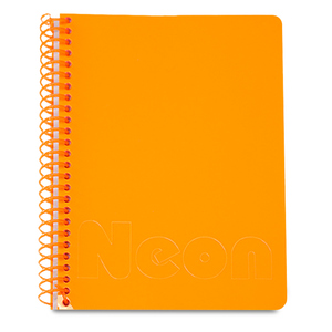 Cuaderno Francés Top Team Raya 80 hojas Naranja Neón