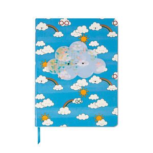 Cuaderno Esquela Red Top Nubes con Burbujas Raya 96 hojas