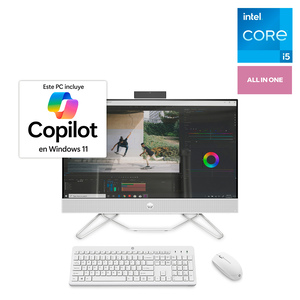 Computadora All in One HP 24cb1015la Intel Core i5 23.8 pulg. 512gb SSD 8gb RAM