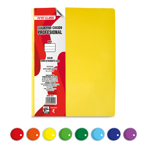 Cuaderno Profesional First Class Raya Colores 100 hojas