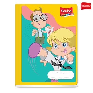 Cuaderno Profesional Scribe Cuadro Chico Niños 80 hojas 