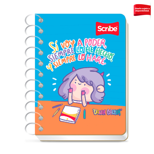 Cuaderno Profesional Scribe Raya Súper Girl 80 hojas