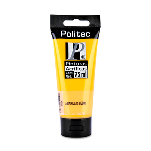 Pintura Acrílica Politec Amarillo 75 ml