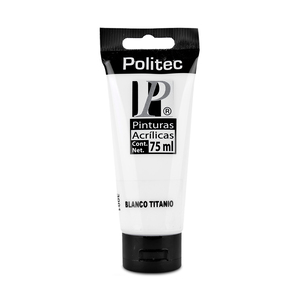 Pintura Acrílica Politec Blanco 75 ml