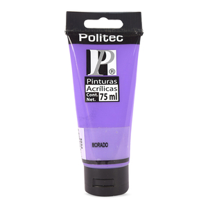 Pintura Acrílica Politec Morado 75 ml