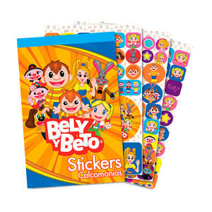 Block de Stickers Granmark Bely y Beto 6 hojas