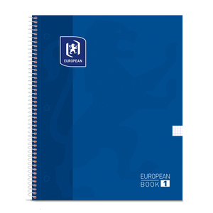 Cuaderno Profesional European Cuadro Chico Azul Marino 80 hojas