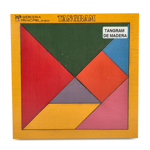 Tangram de Madera Mercería la Principal 15 x 15 cm 